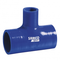 Samco Tuberia De Silicona Tipo-T 25mm - Largo:102mm - ø38mm - Azul